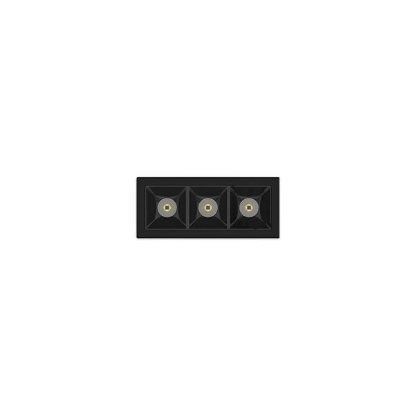 DOWNLIGHT LINEAR DE EMBUTIR - 3 DOTS