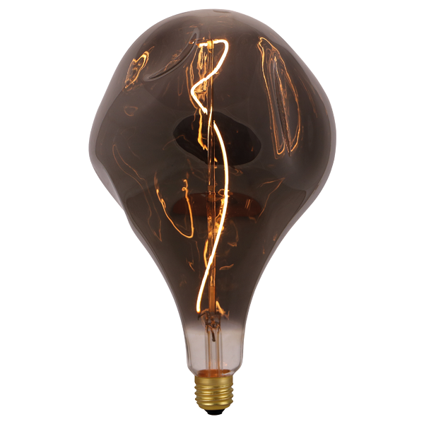 D160 ASSIMÉTRICA BLACK LED E27
