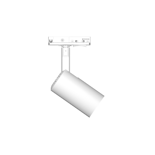 SPOT PARA TRILHO COM FONTE DE LUZ