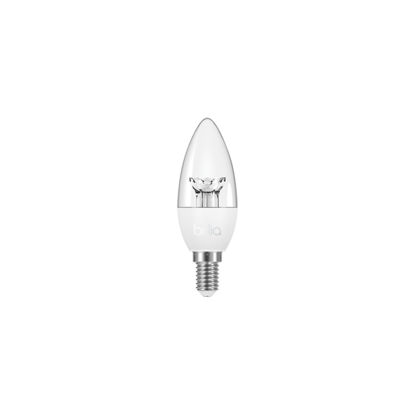 VELA LISA TRANSPARENTE LED E14